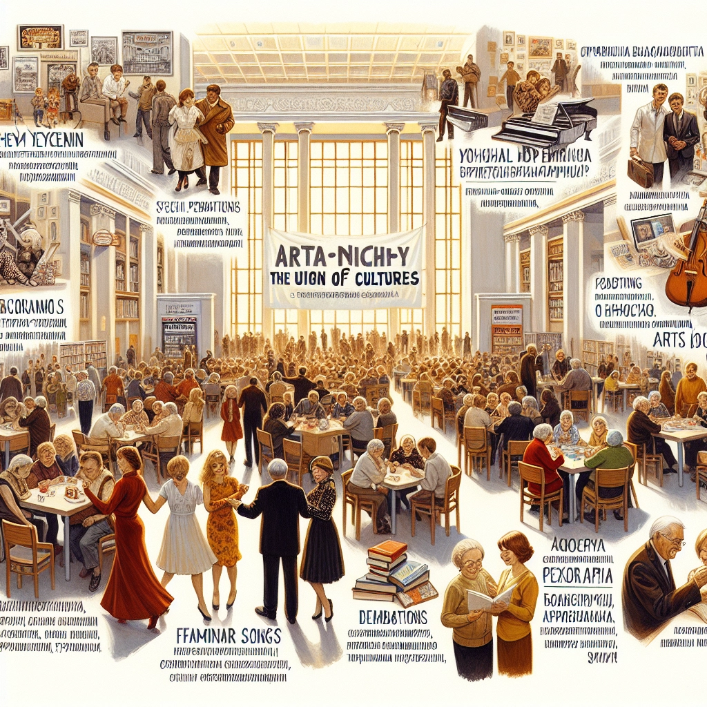 Ночь в читальне: как Центральная библиотека объединила поколения в «Ночь искусств‑2025»