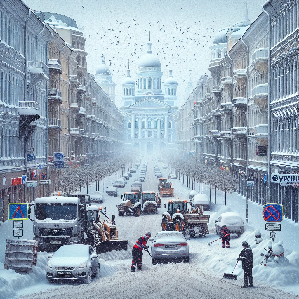 С 24 декабря на участке улицы Славянской в Нижнем Новгороде запретят парковку (от Студеной до Тверской)