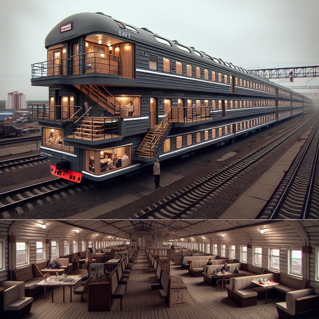 Двухэтажный «Буревестник» вновь в рейсе: как выглядит поезд внутри и снаружи, расписание и что важно знать пассажирам