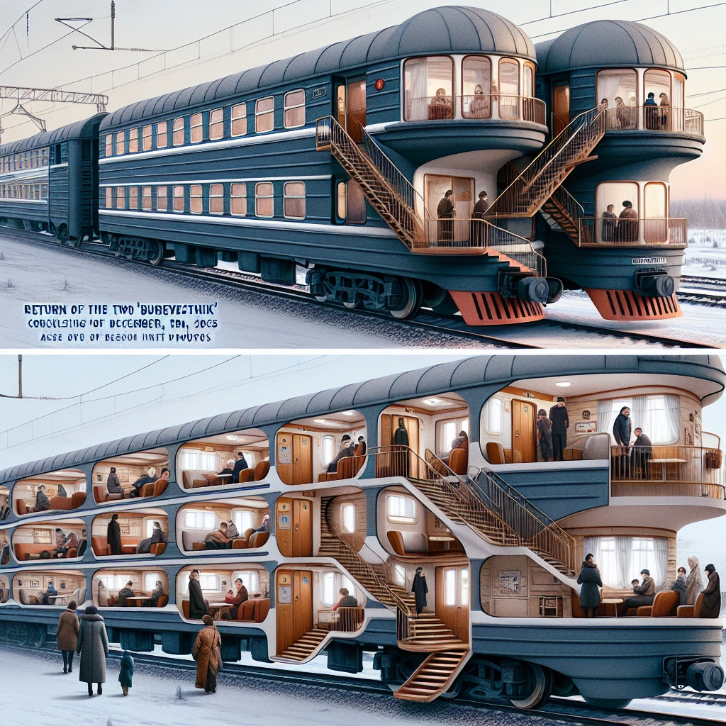 Двухэтажный «Буревестник» снова в рейсе: внутри и снаружи — что увидели на фотографиях
