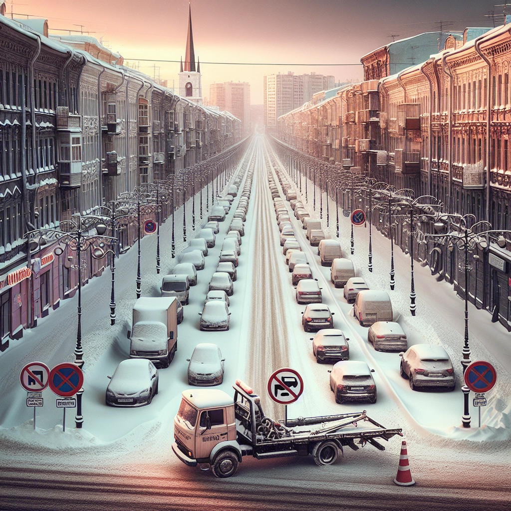 С 24 декабря на участке улицы Славянской в Нижнем Новгороде будет запрещена парковка