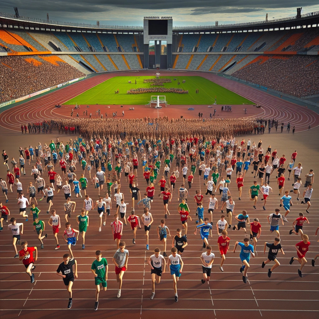 В Нижегородской области прошли соревнования «Спорт для всех»: более 350 подростков на стадионе «Локомотив»