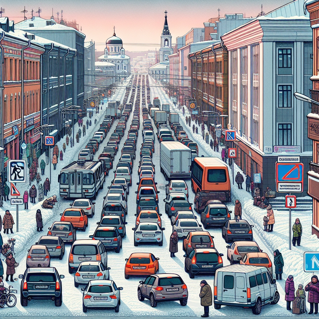 С 24 декабря на участке улицы Славянской в Нижнем Новгороде вводят запрет на парковку