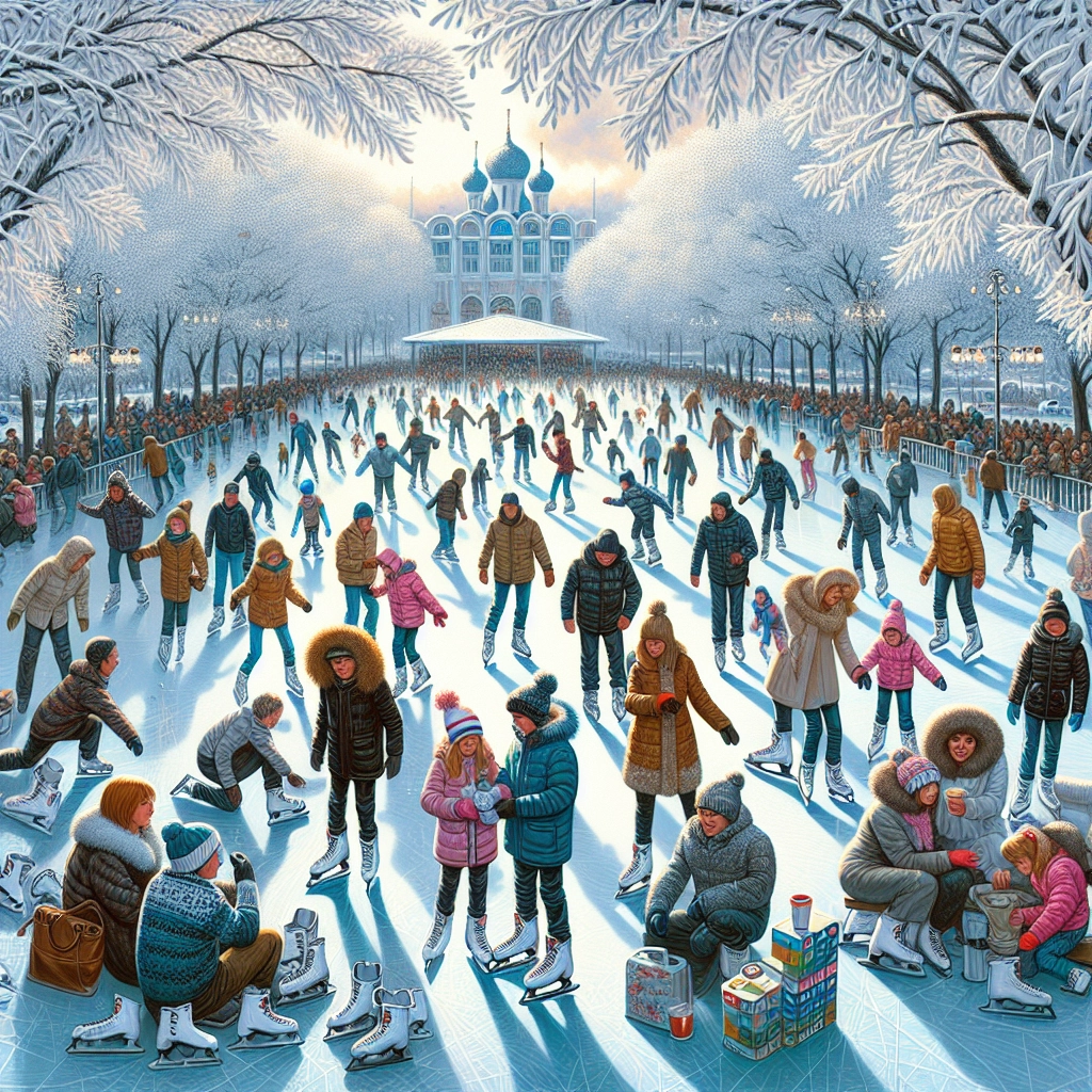 В парках Дзержинска открыты бесплатные катки — куда идти и что взять с собой