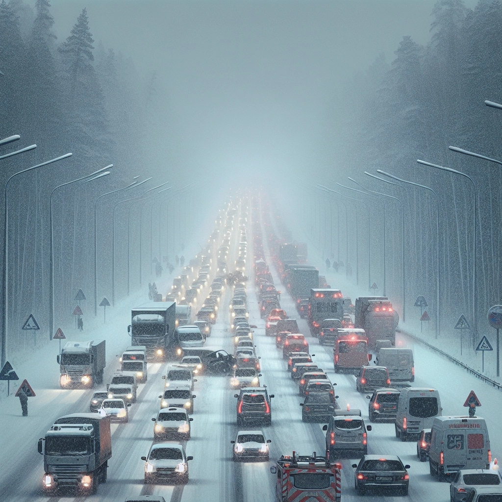 Движение остановлено на М‑12 в Арзамасском районе: что известно и как объехать участок